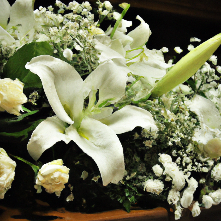 arreglos florales modernos para funerales