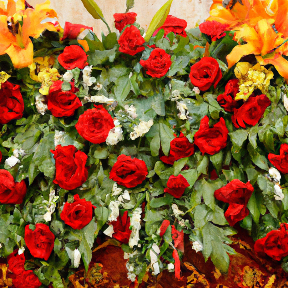 arreglos florales para ceremonias funebres
