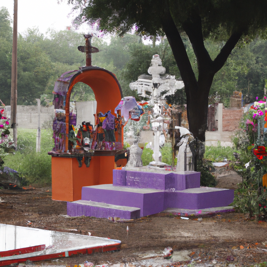 arte mexicano y cementerios