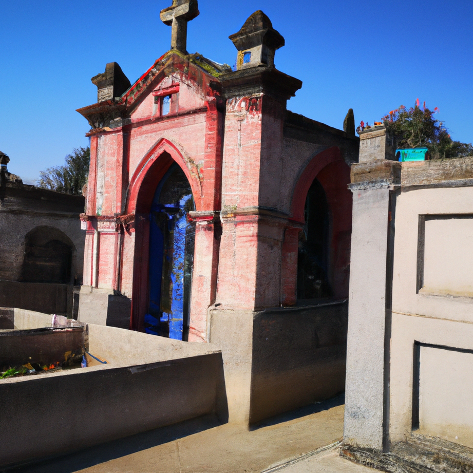 cementerios con arquitectura colonial en mexico