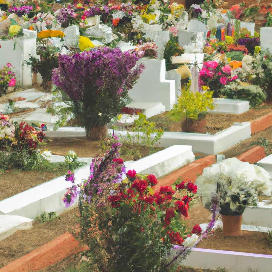 cementerios durante el dia de muertos