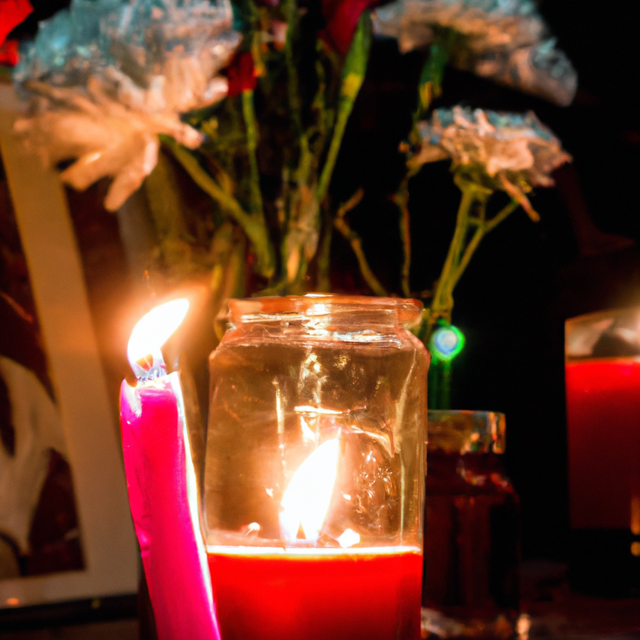 costumbres funerarias y velaciones con fotografias