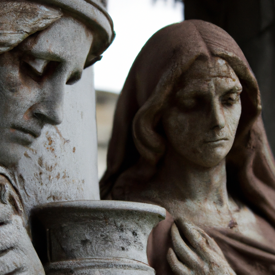 esculturas en cementerios religiosos de mexico