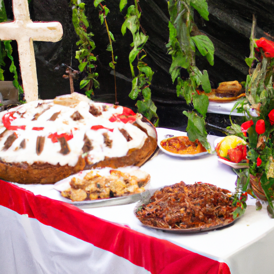 ofrendas gastronomicas en funerales