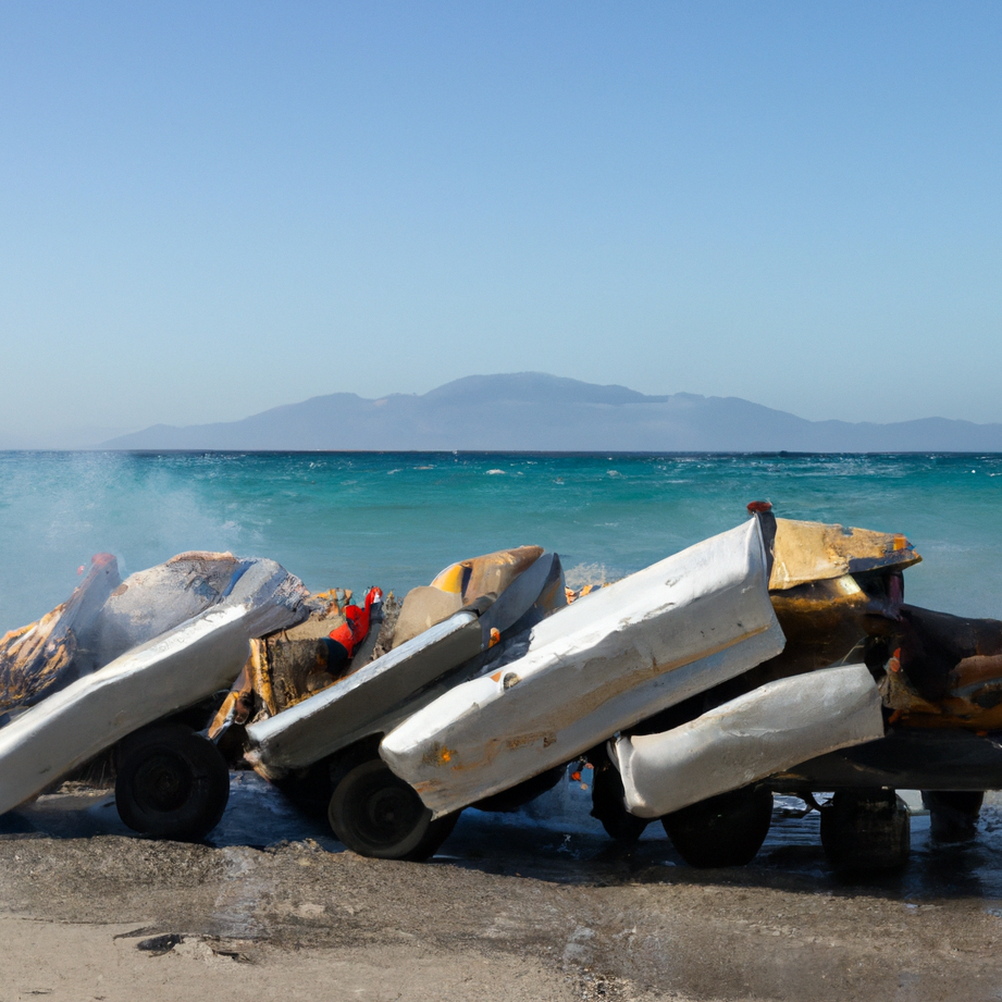 preparativos para inhumaciones en el mar
