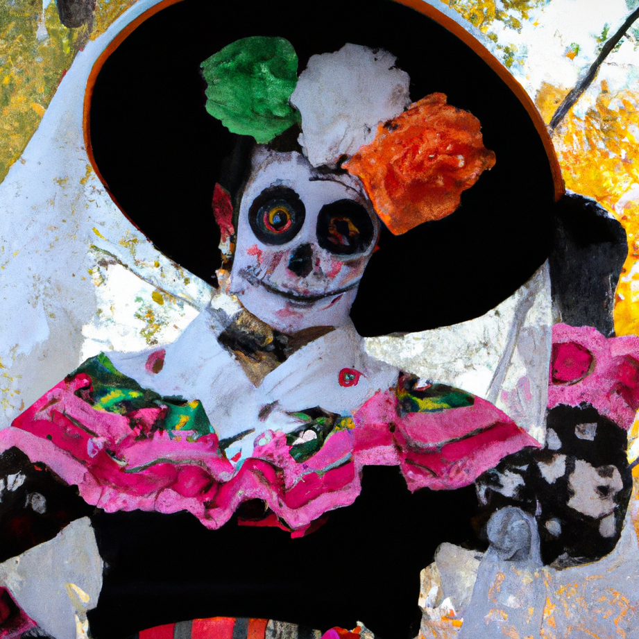 vestimenta tradicional en el dia de los muertos